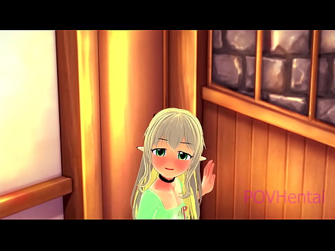 ❤️ (Trap) Bidh maighdeann Elvish gad chuideachadh gus d’ aghaidh a nighe. ☑  Bhidio gnè  leinn